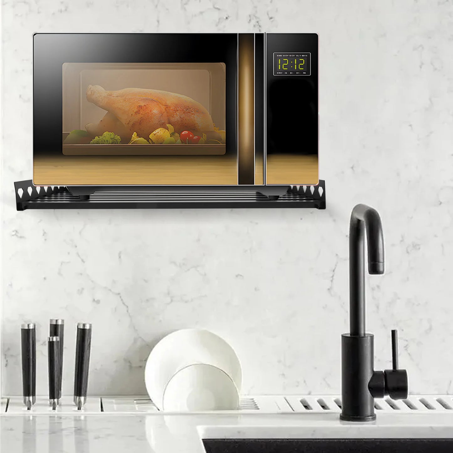 Stainless Steel Wall-mounted Microwave Oven