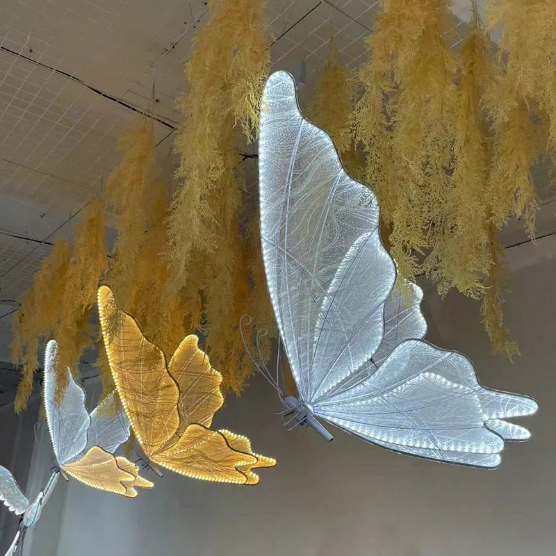 Wedding Light Butterflies Floor LED Lace Lamp