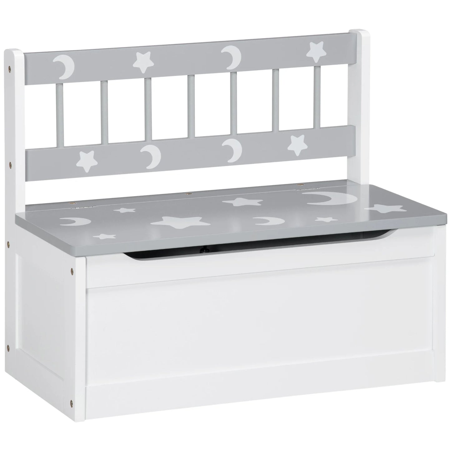 Storage Bench Cabinet with Safety Pneumatic Rod