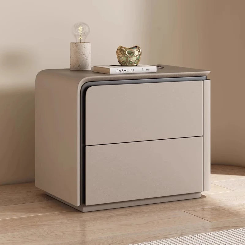 Simple Modern Night Table 2 Drawer