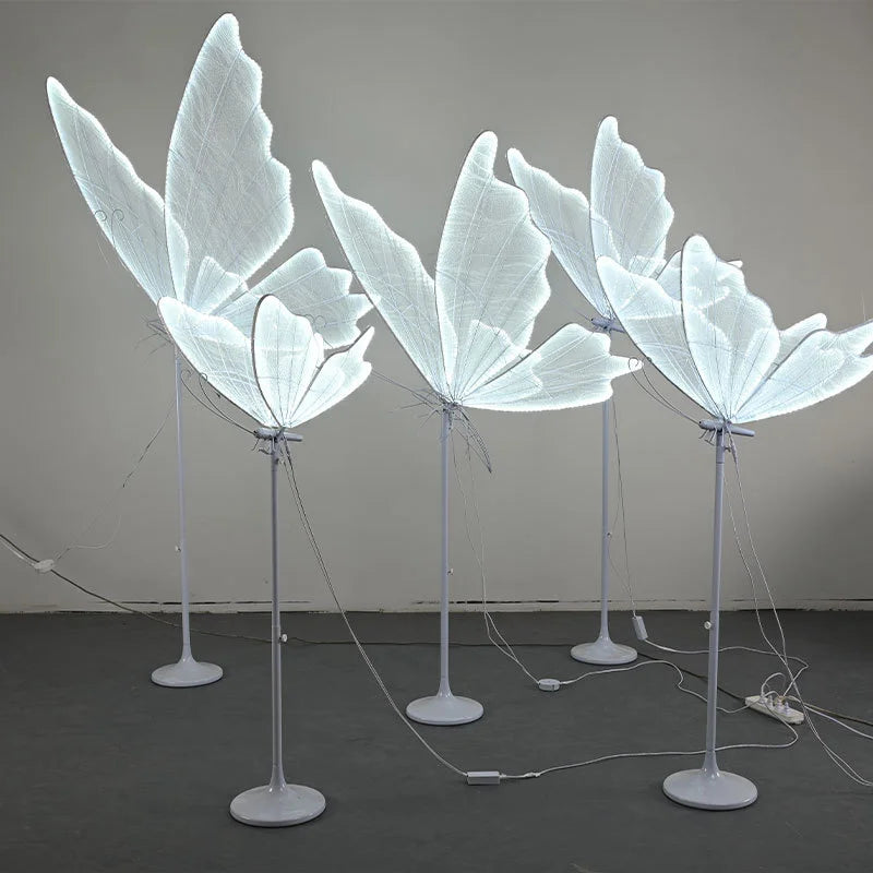 Wedding Light Butterflies Floor LED Lace Lamp