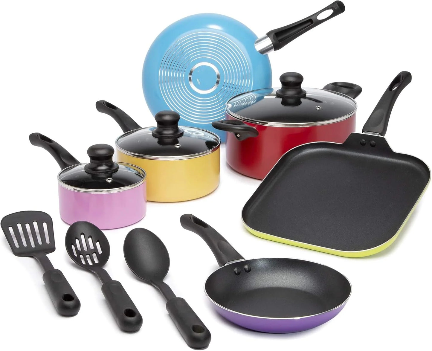 Easy Clean Nonstick Cookware Set Dishwasher Safe