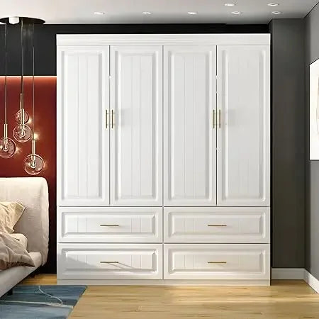 Dressing Wardrobe Doors Large Cabinet with Shelves