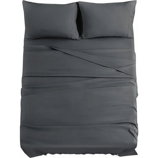 Dark Grey Queen Sheets 14 inch Deep Pocket