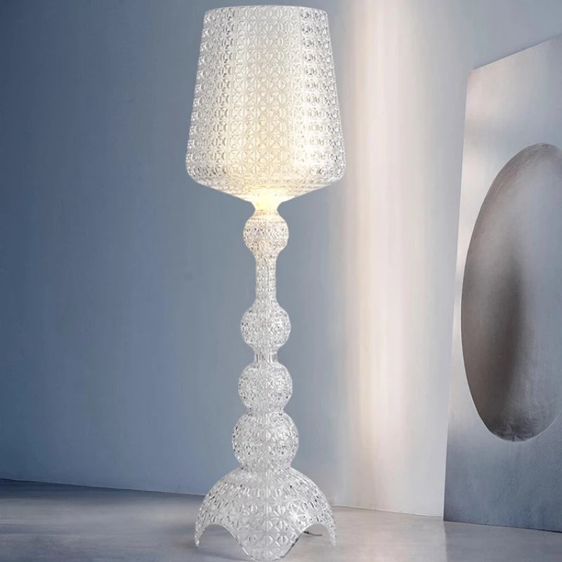 Italian Designer Hollow Goblet Acrylic Floor Lamp