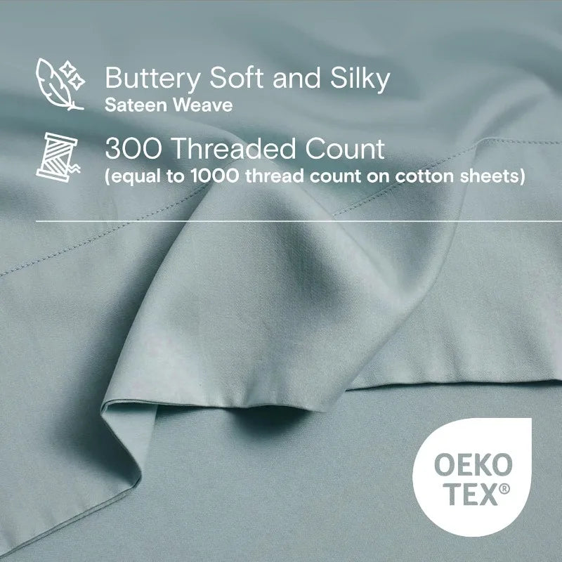 3PC Viscose Bamboo Buttery Soft Cooling Sheet