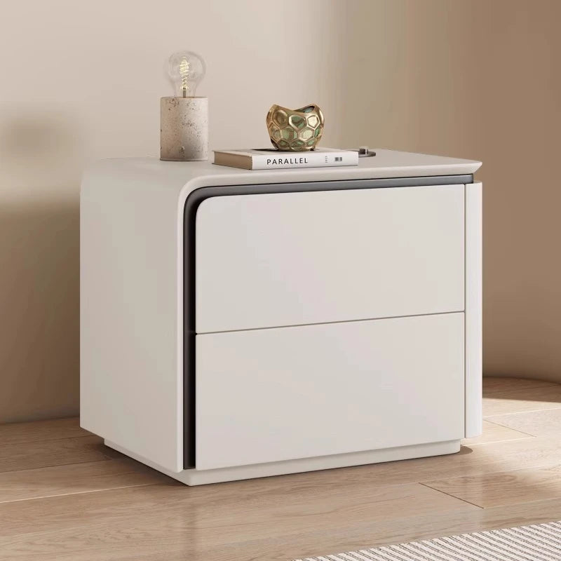 Simple Modern Night Table 2 Drawer
