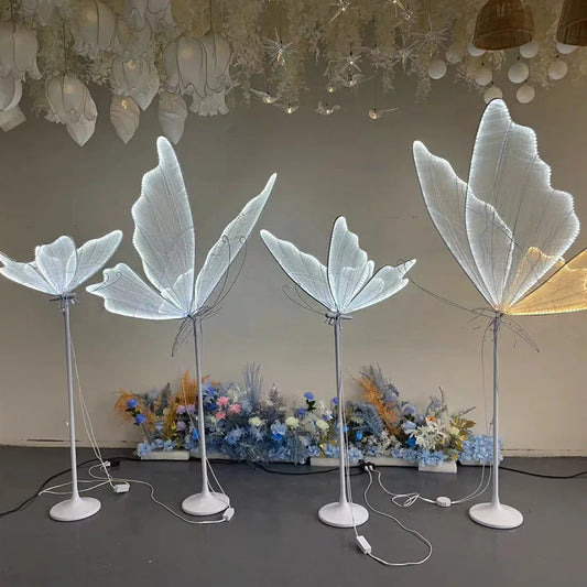 Wedding Light Butterflies Floor LED Lace Lamp