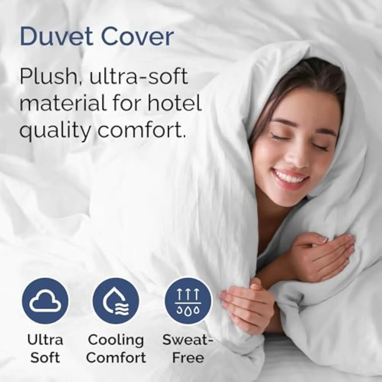 White Complete Bedding Set Cali King Duvet