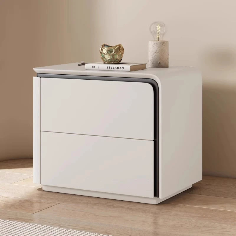 Simple Modern Night Table 2 Drawer