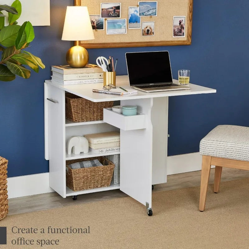 Folding Dining Table, Multipurpose Space Saving