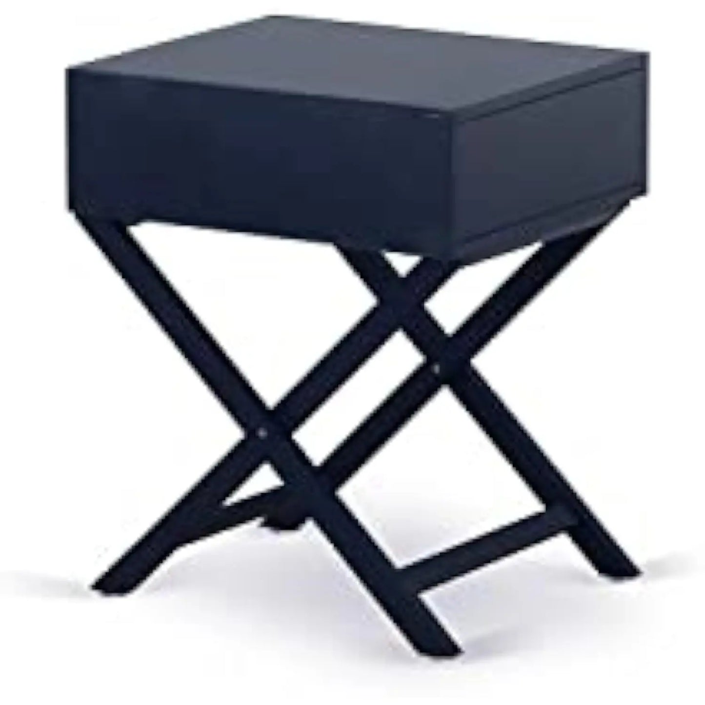 Hamilton Night Stand with Drawer Navy Blue