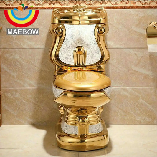 Golden Gravity-Flush Washdown Wide Sewer Pipe Dual Flush