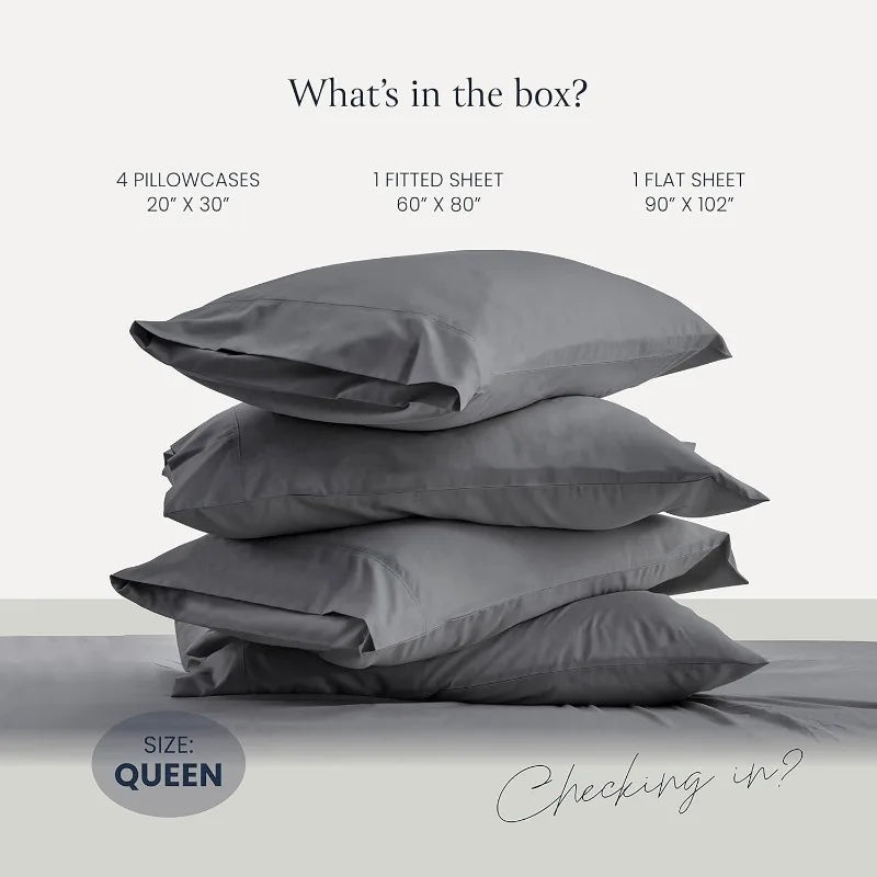 Luxury 6 Piece Sheet Set  Wrinkle Free