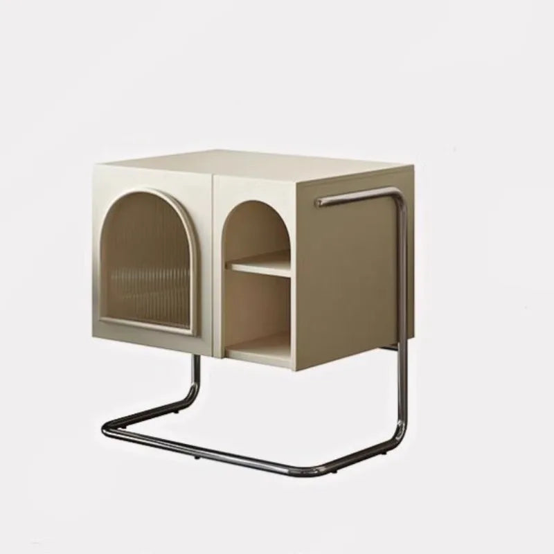 French Retro Cream Style Bedside Table