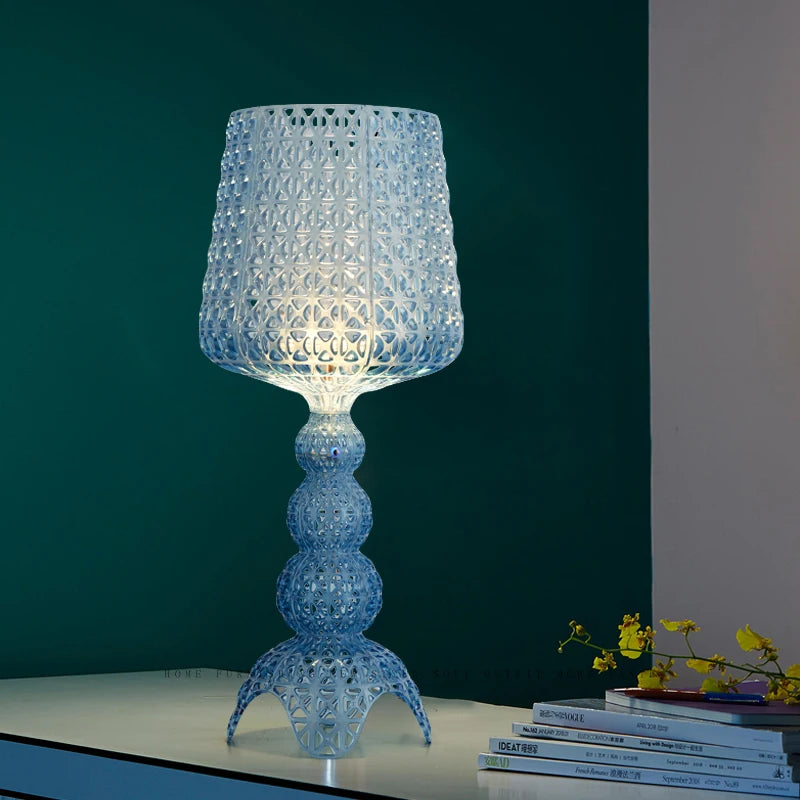 Italian Designer Hollow Goblet Acrylic Floor Lamp