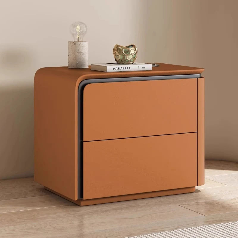 Simple Modern Night Table 2 Drawer