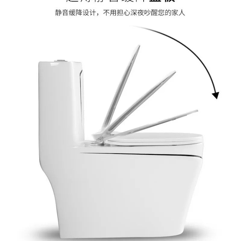 Ceramic Siphon Quiet Water-saving Colored Seat