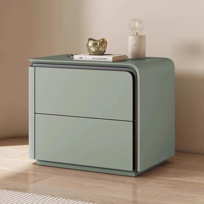 Simple Modern Night Table 2 Drawer