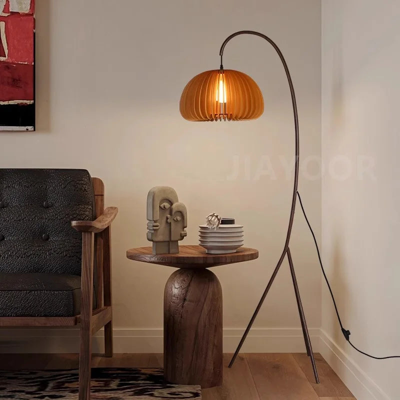 Modern Nordic Minimalism Rattan Led Floor Lamp