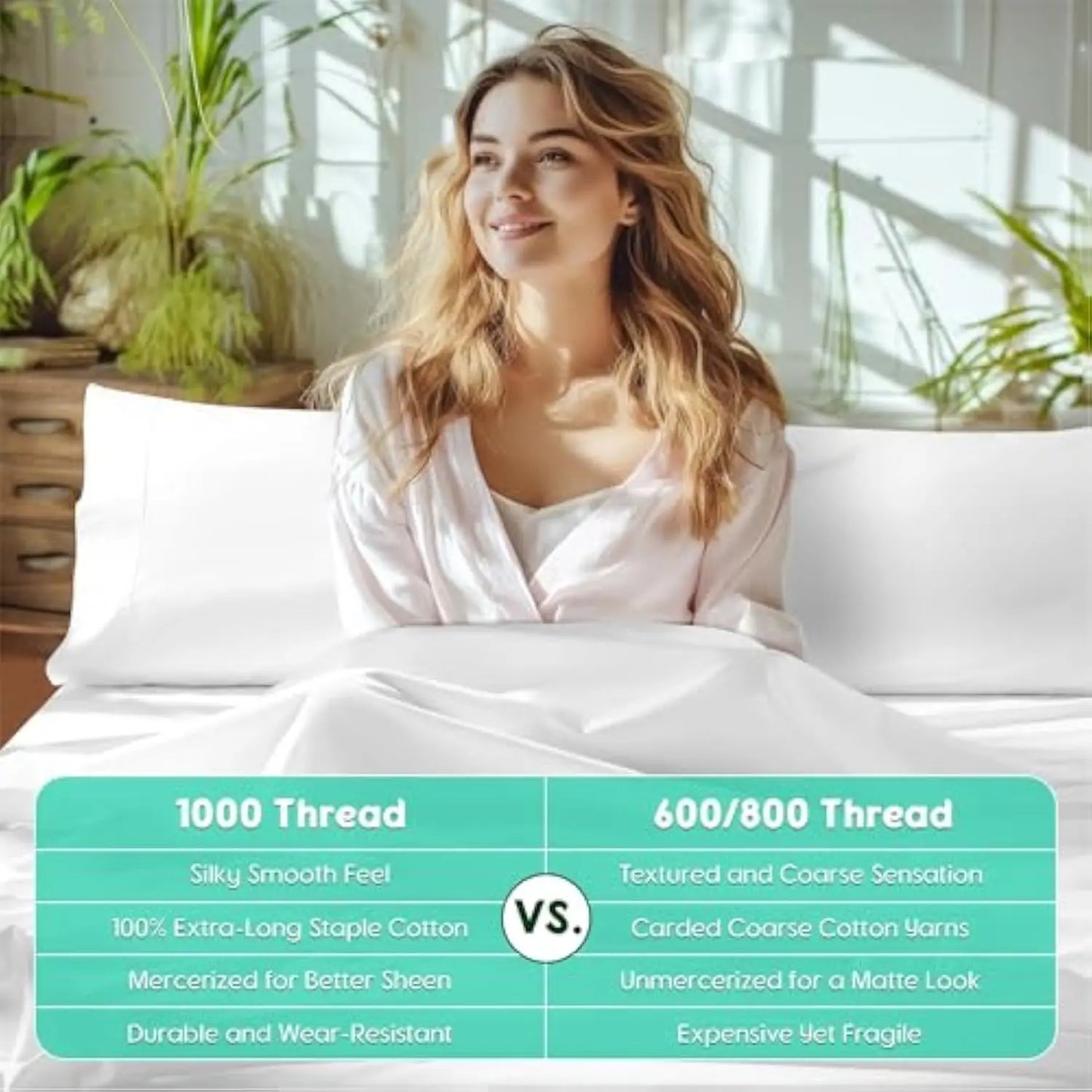Egyptian Cotton Sheets - 1000 Thread Count