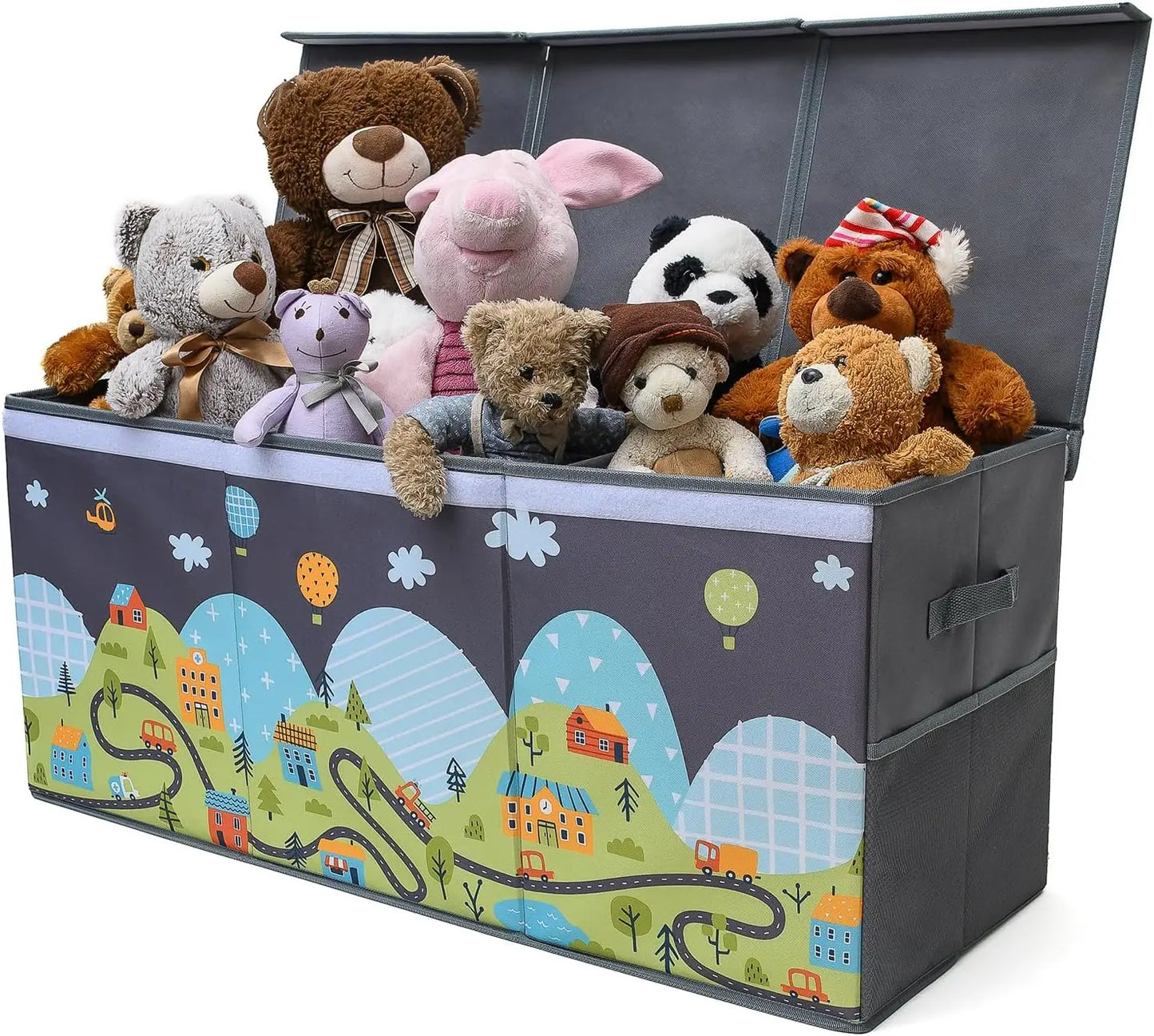 Extra Large Toy Storage Organizer With Lid