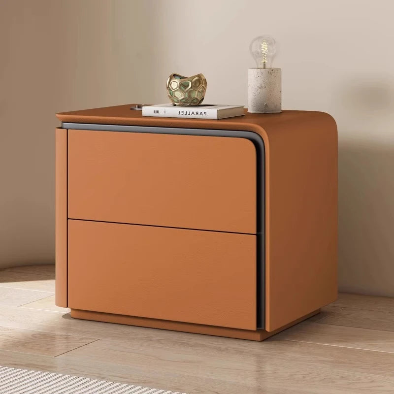 Simple Modern Night Table 2 Drawer