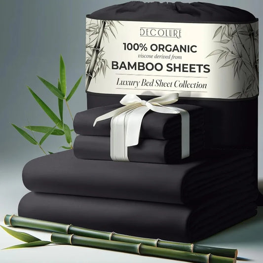 Viscose Bamboo 4pcs Soft Cooling Sheet Set