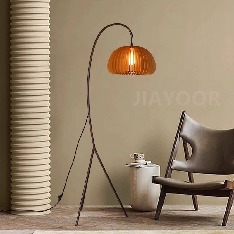 Modern Nordic Minimalism Rattan Led Floor Lamp