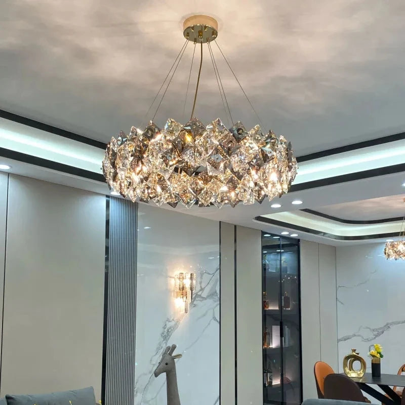 Crystal Chandelier Lighting Modern Luxury Living Room