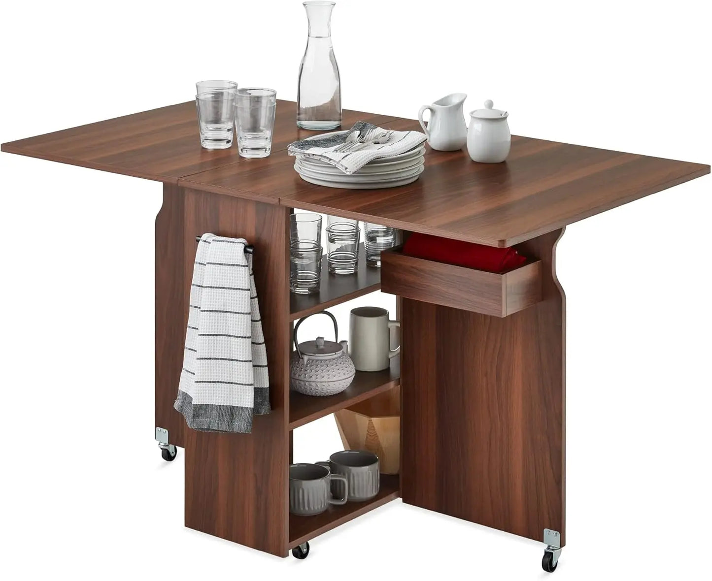Folding Dining Table, Multipurpose Space Saving