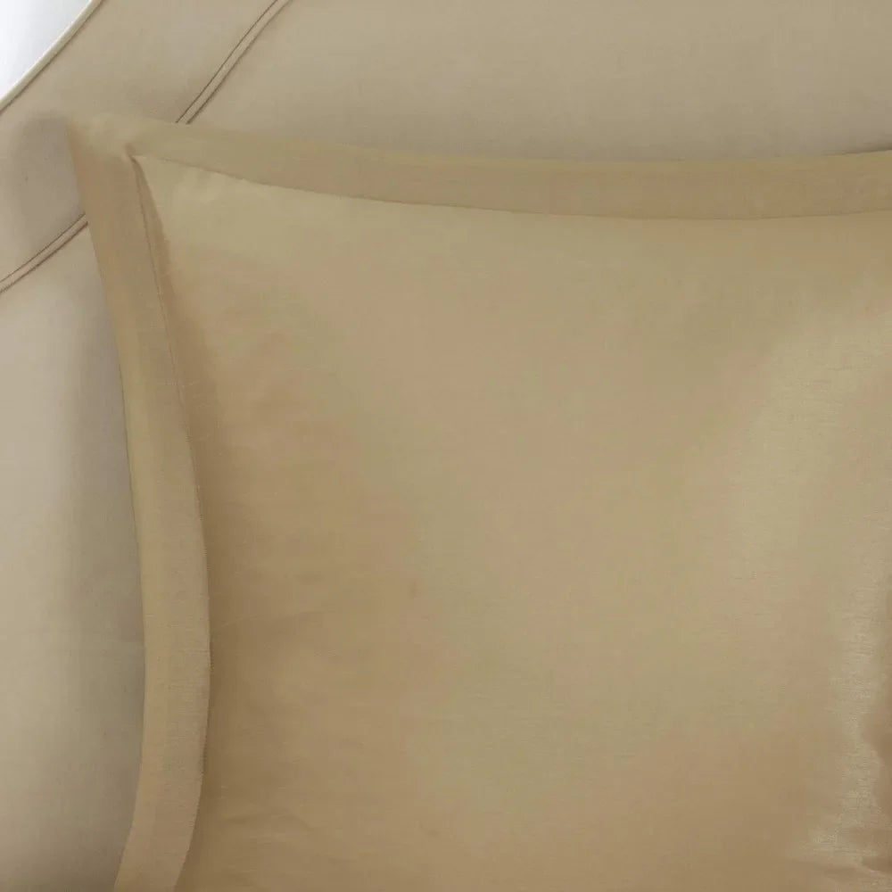 Faux Silk Comforter Jacquard Paisley  Matching Curtains