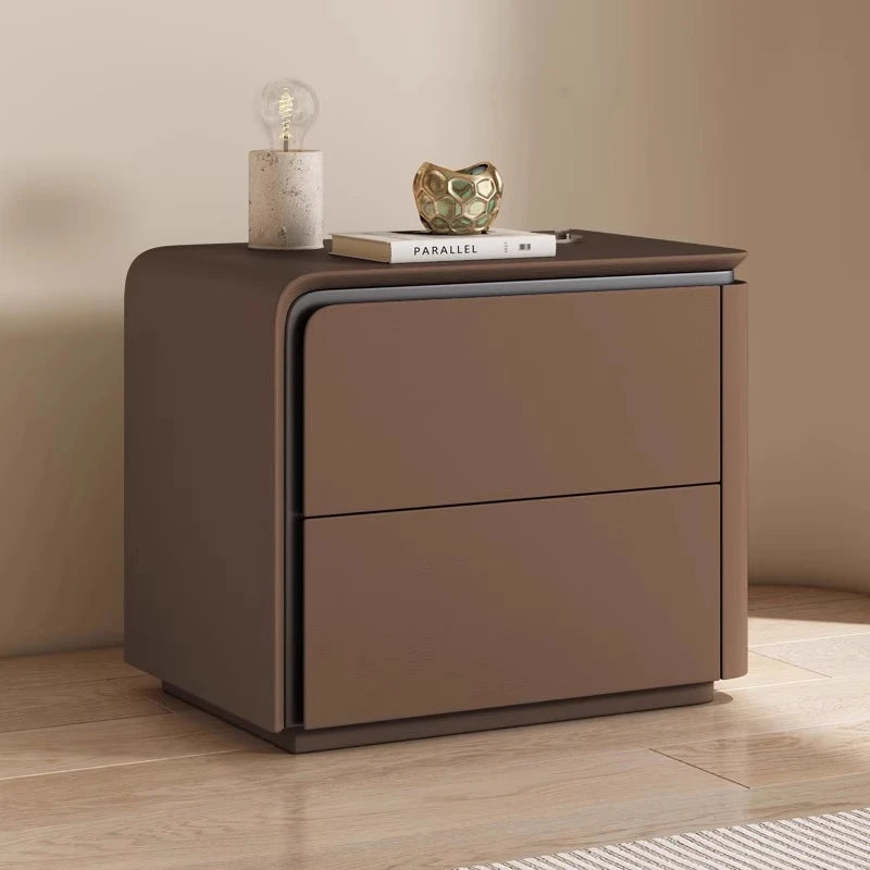Simple Modern Night Table 2 Drawer