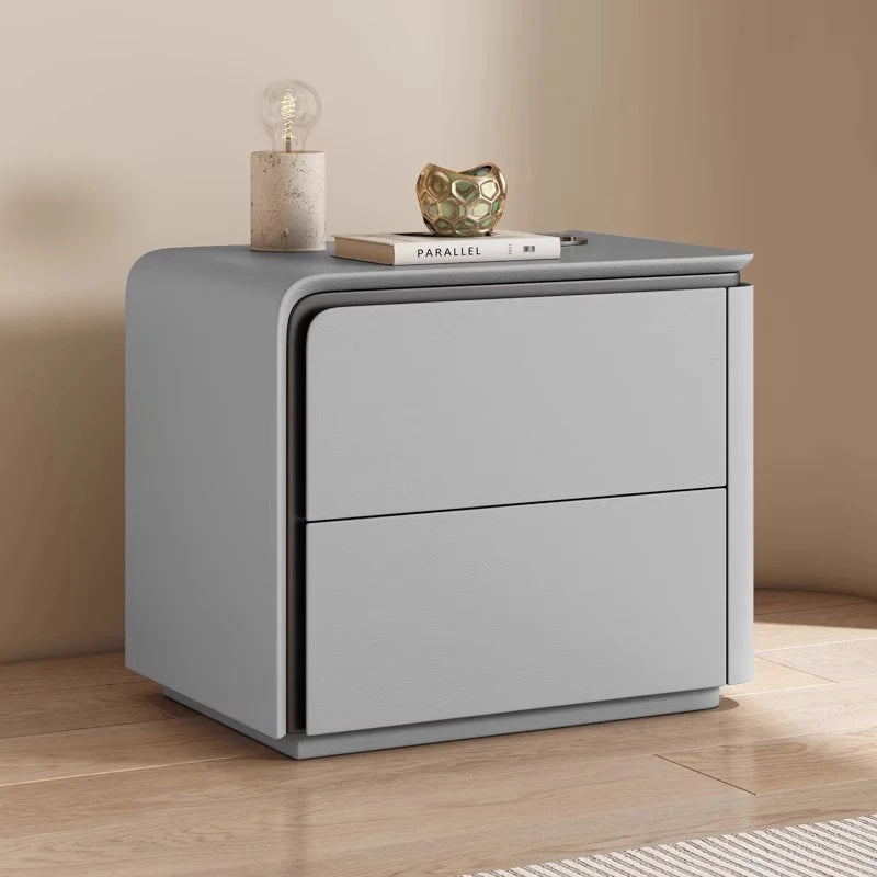 Simple Modern Night Table 2 Drawer
