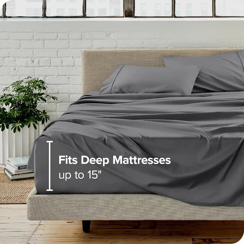 King Sheet Set 1800 Ultra-Soft Microfiber