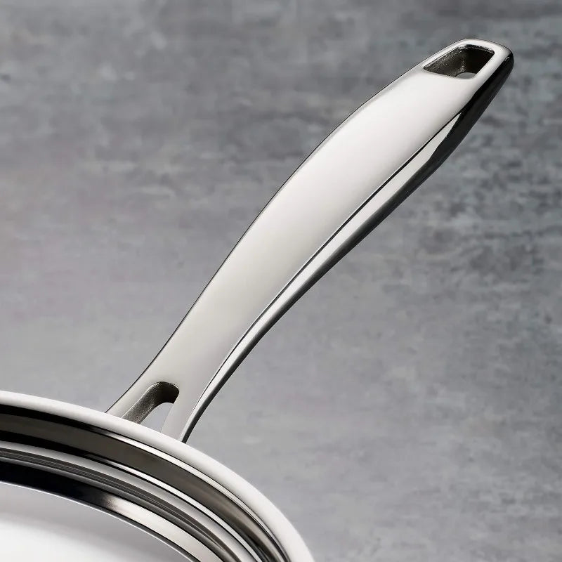 Stainless Steel 12-Piece Cookware Set with Lid