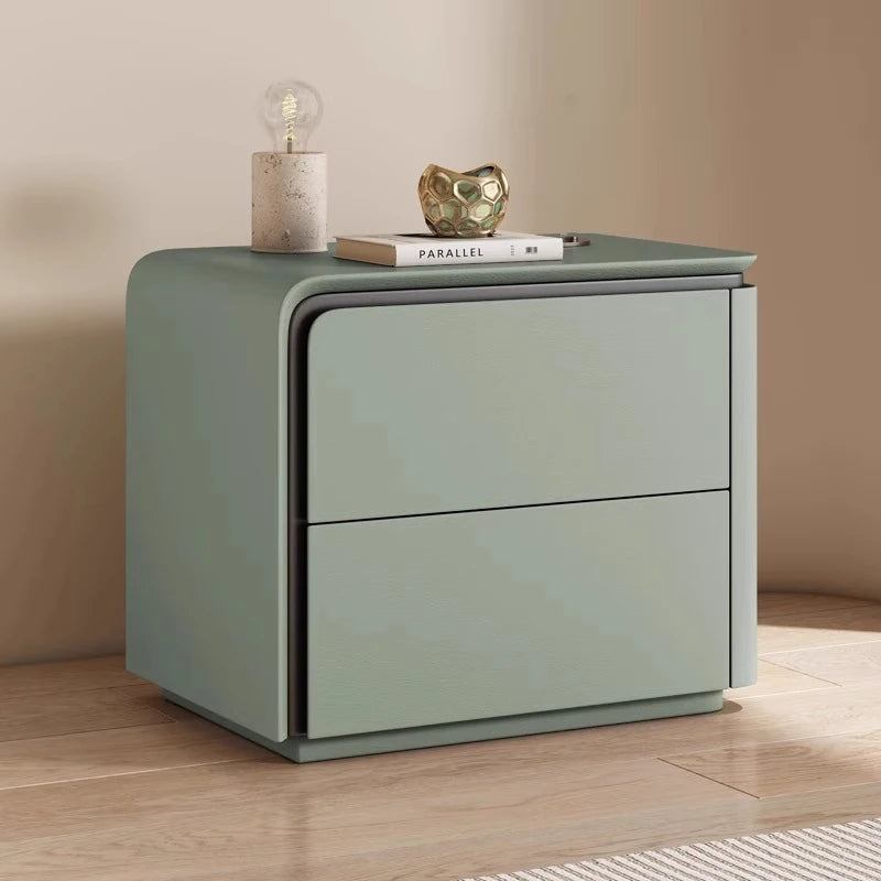 Simple Modern Night Table 2 Drawer