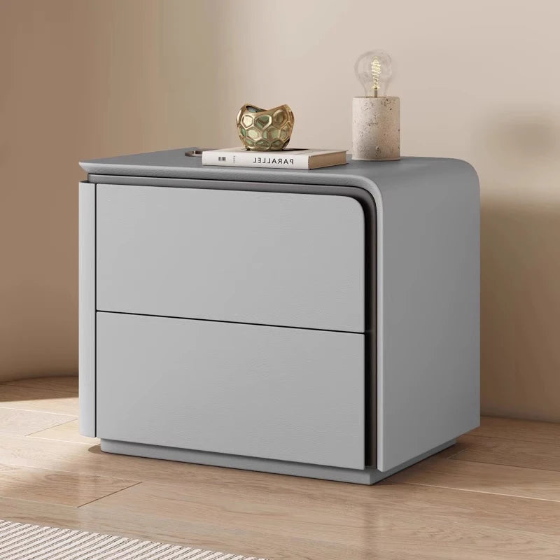 Simple Modern Night Table 2 Drawer