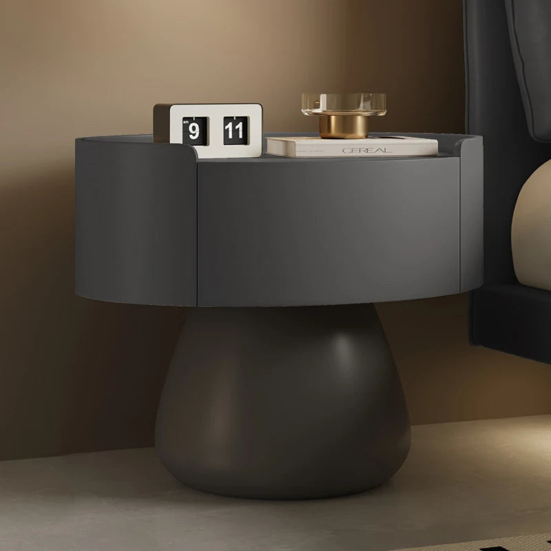 Cream Style Nightstand Trendy Modern Elegant