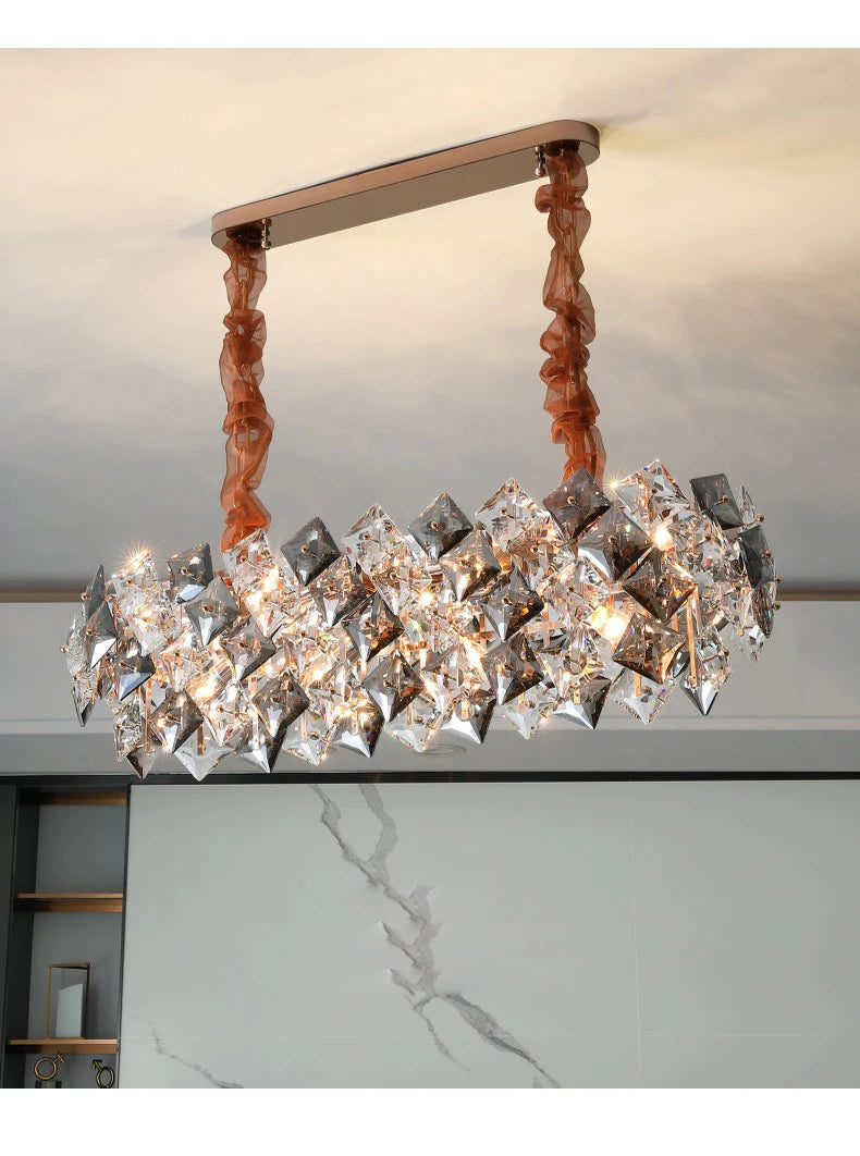 Crystal Chandelier Lighting Modern Luxury Living Room