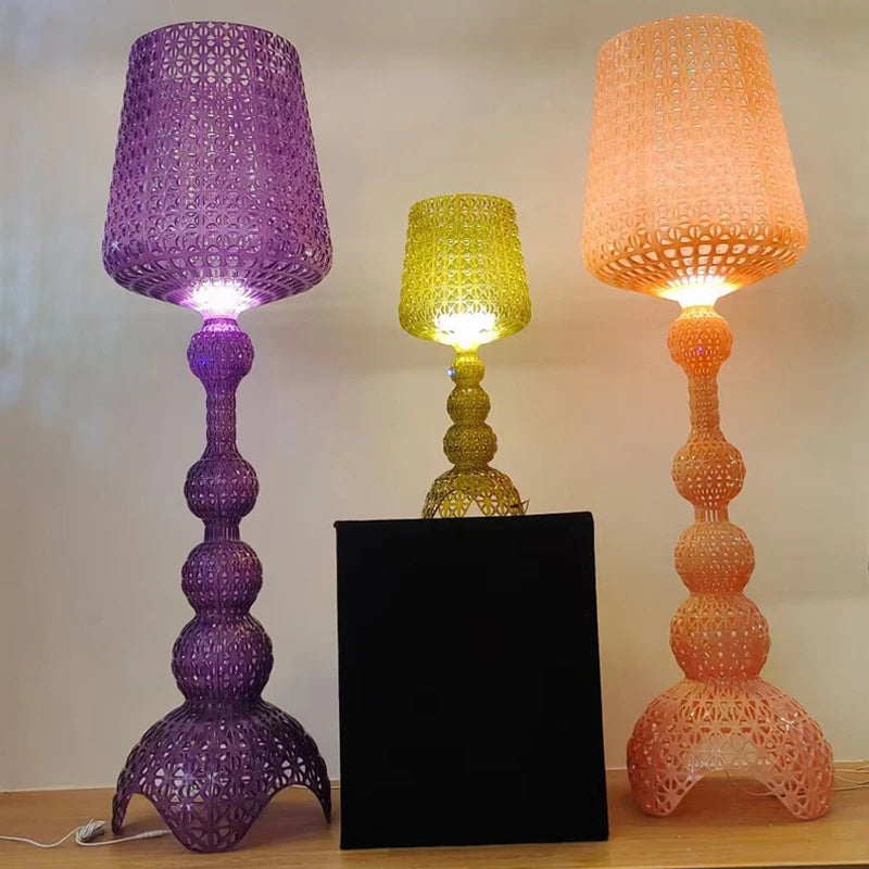Italian Designer Hollow Goblet Acrylic Floor Lamp