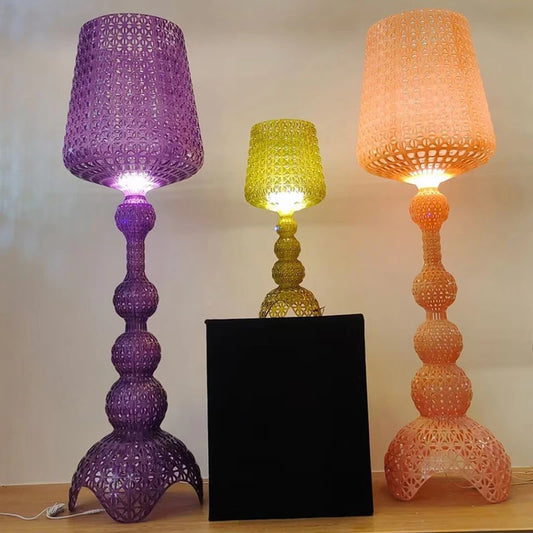 Italian Designer Hollow Goblet Acrylic Floor Lamp
