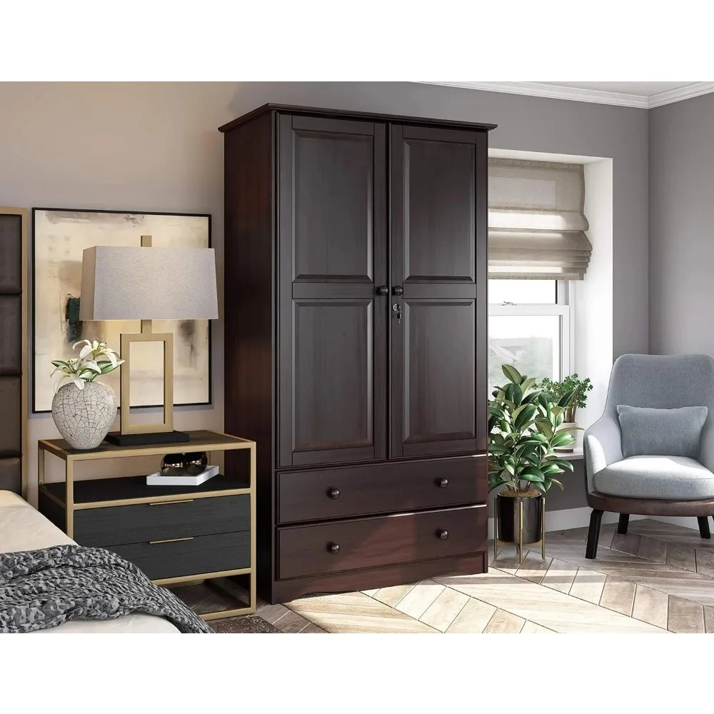 Dressing Wardrobe Doors Large Cabinet with Shelves