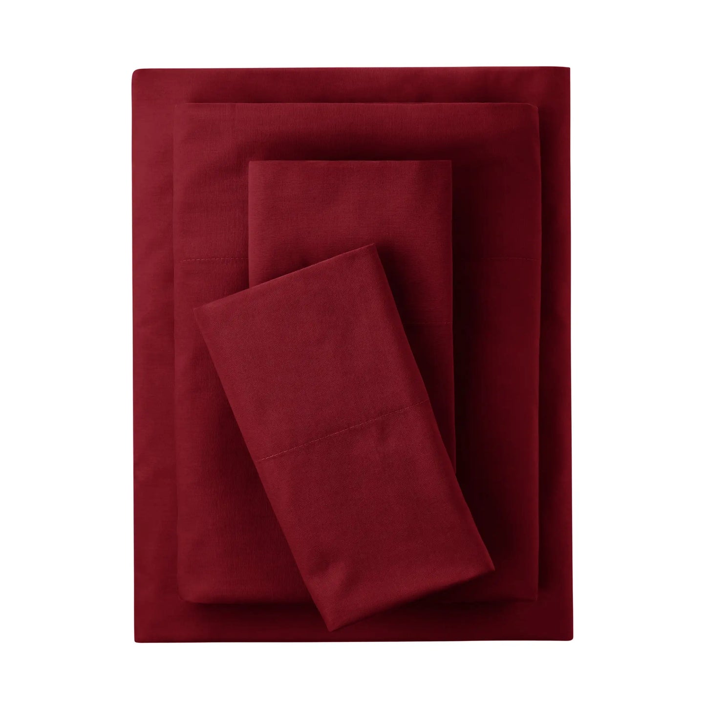Luscious Merlot Cotton Blend Sheet Set,