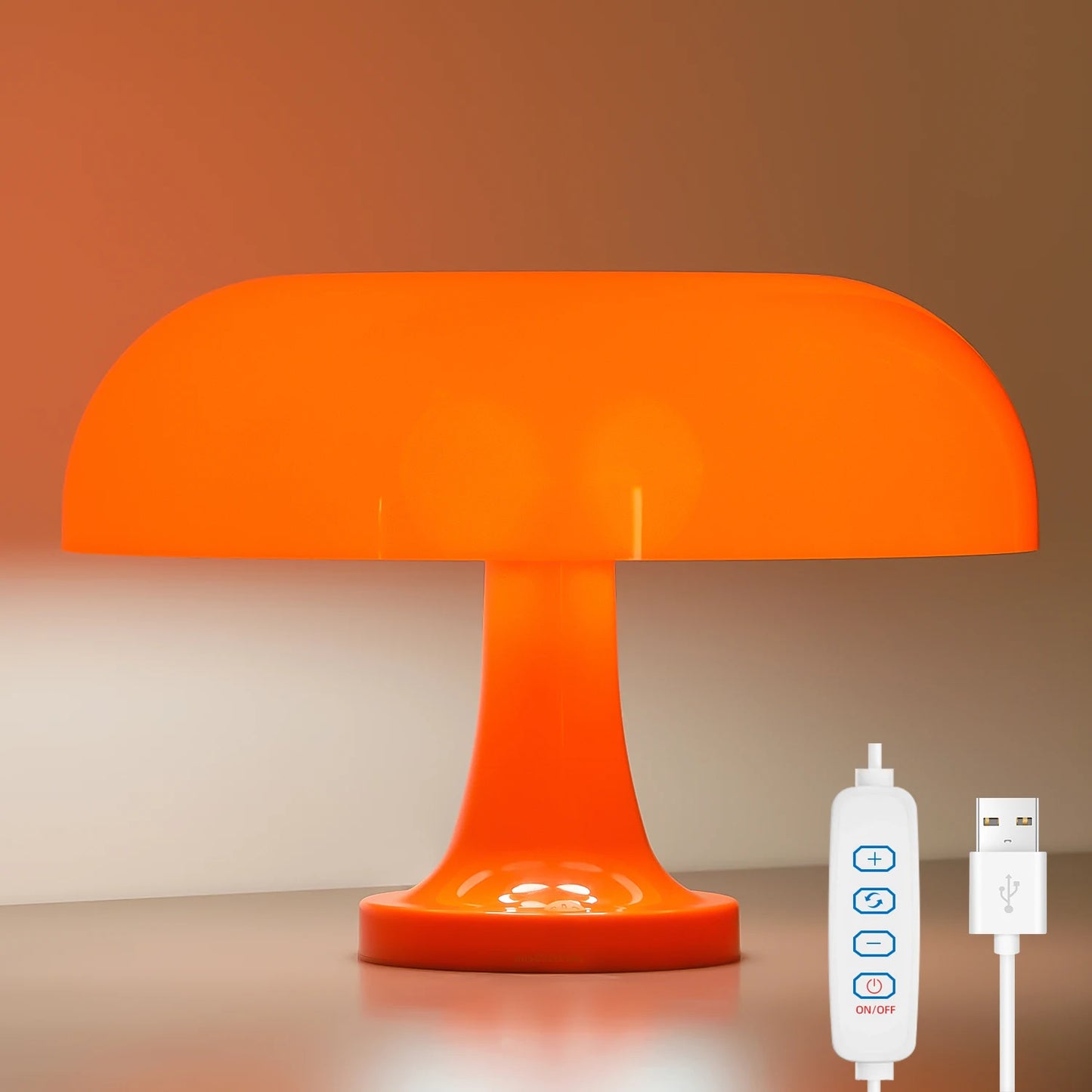 Classic Mushroom Modern Bauhaus Art Table Lamp