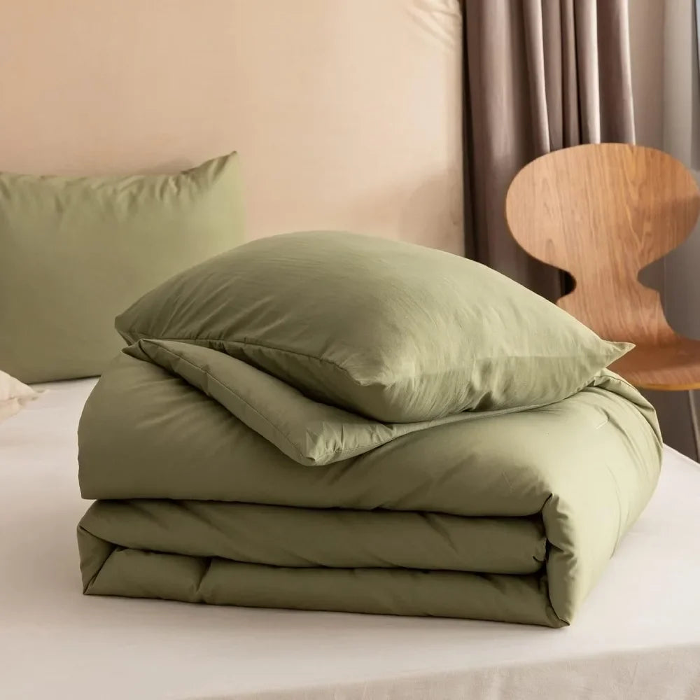 Boho Olive Comforter 2 Pillowcases