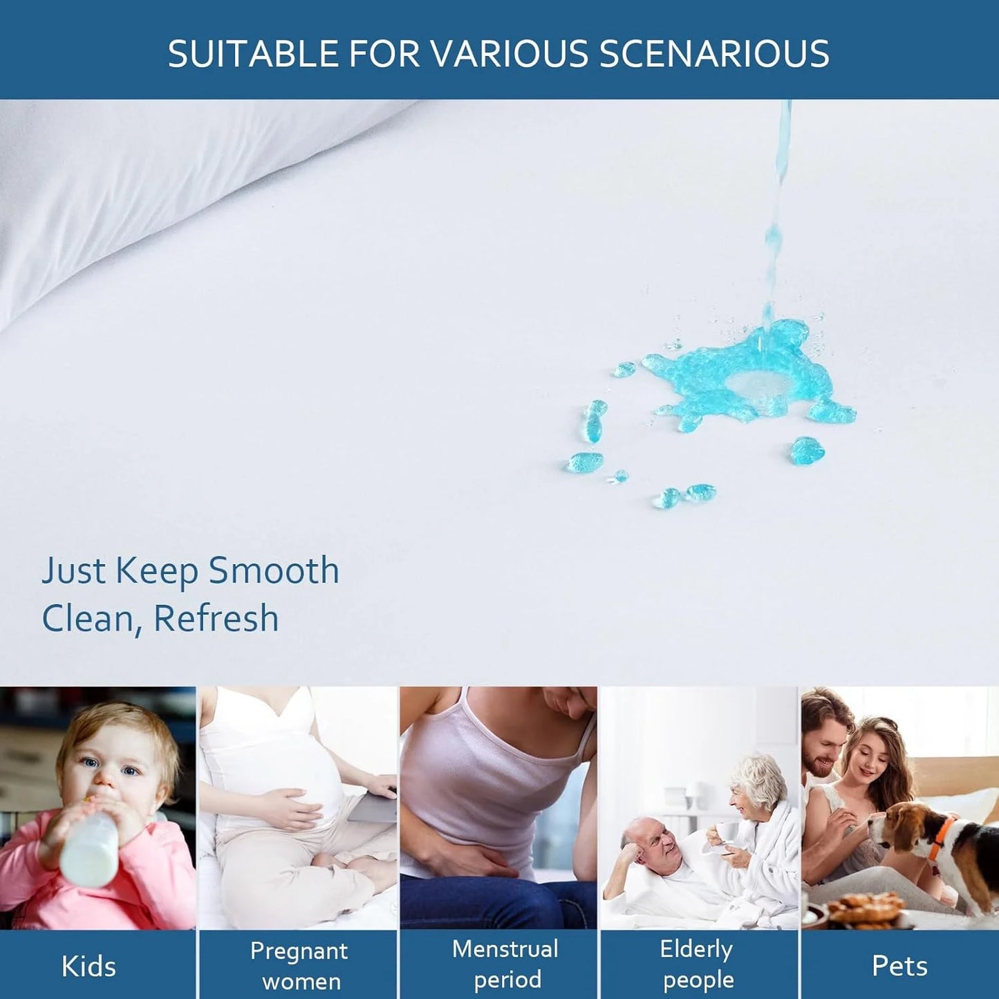 Waterproof Mattress Protector Bed Bug Proof