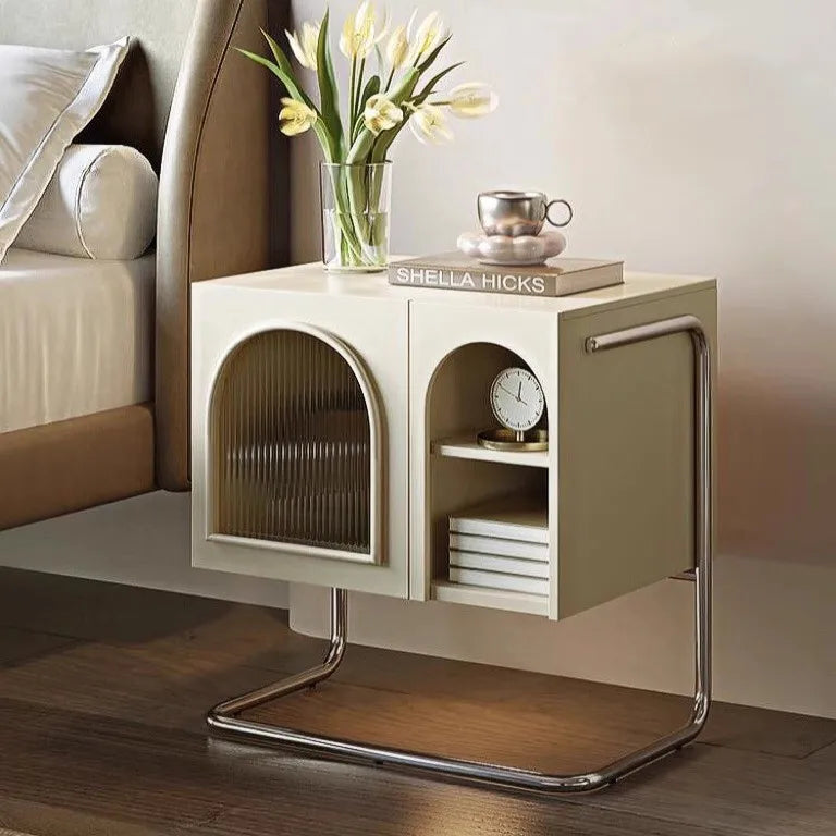 French Retro Cream Style Bedside Table