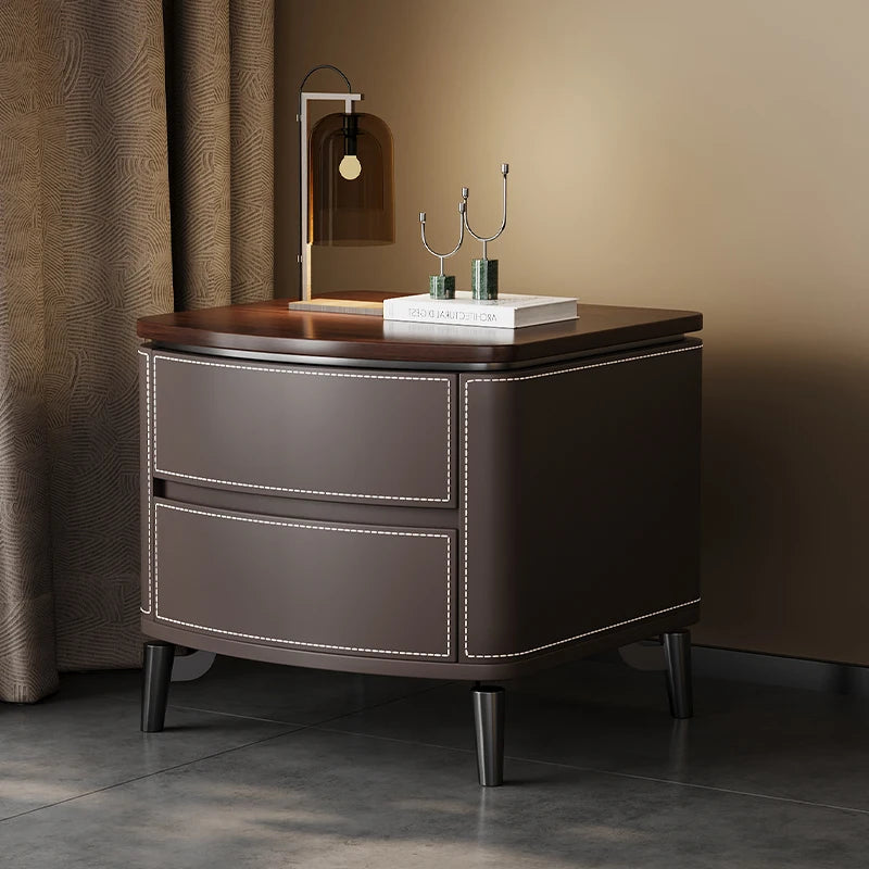 European Style Nightstand 2Drawer