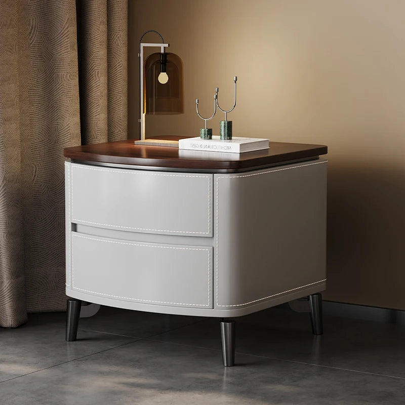 European Style Nightstand 2Drawer